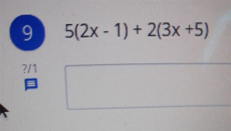 I need the simplified expression for this please ​-example-1