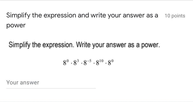 Simplify the expression and write your answer as a power-example-1