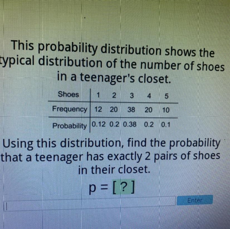 2 pairs of shoes in their closet-example-1