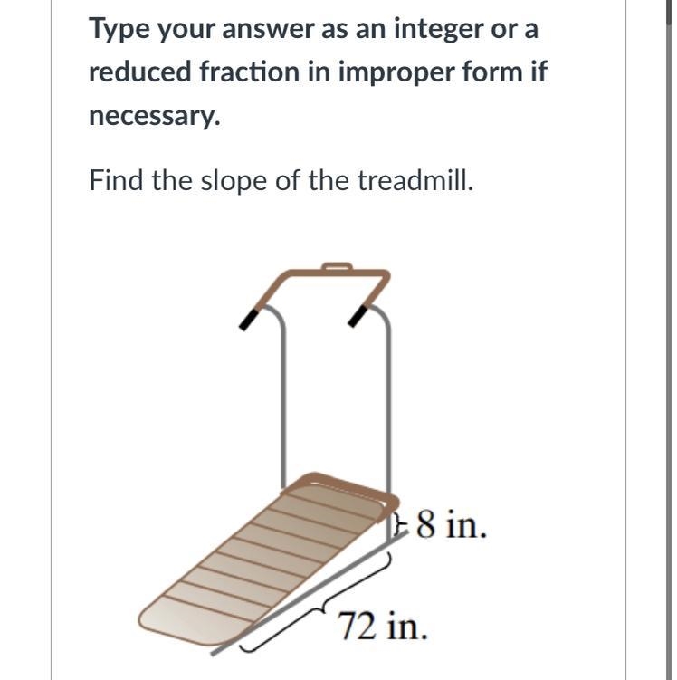 Find the slope of the treadmill.-example-1