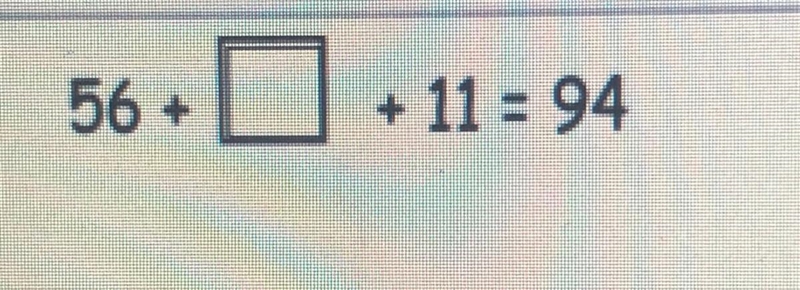 56+ ? +11=94 Help me-example-1