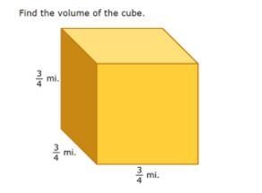 Find the volume of the cube-example-1