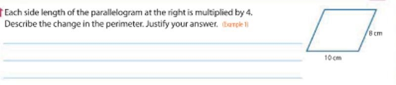 Using the information from the problem tell: Perimeter or Area of Old (Original) Figure-example-1