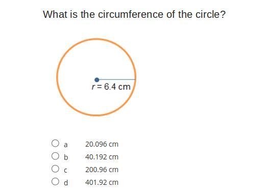 What is the circumference of the circle?-example-1