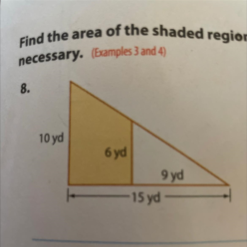 Find the area of the shaded region.-example-1