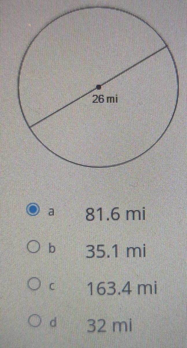 Calculate the circumference. show me process​-example-1