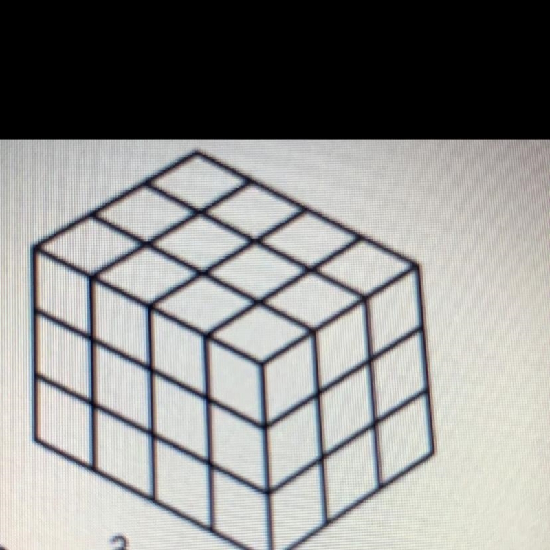 What is the volume of the figure below if each unit cube has a side length of one-example-1