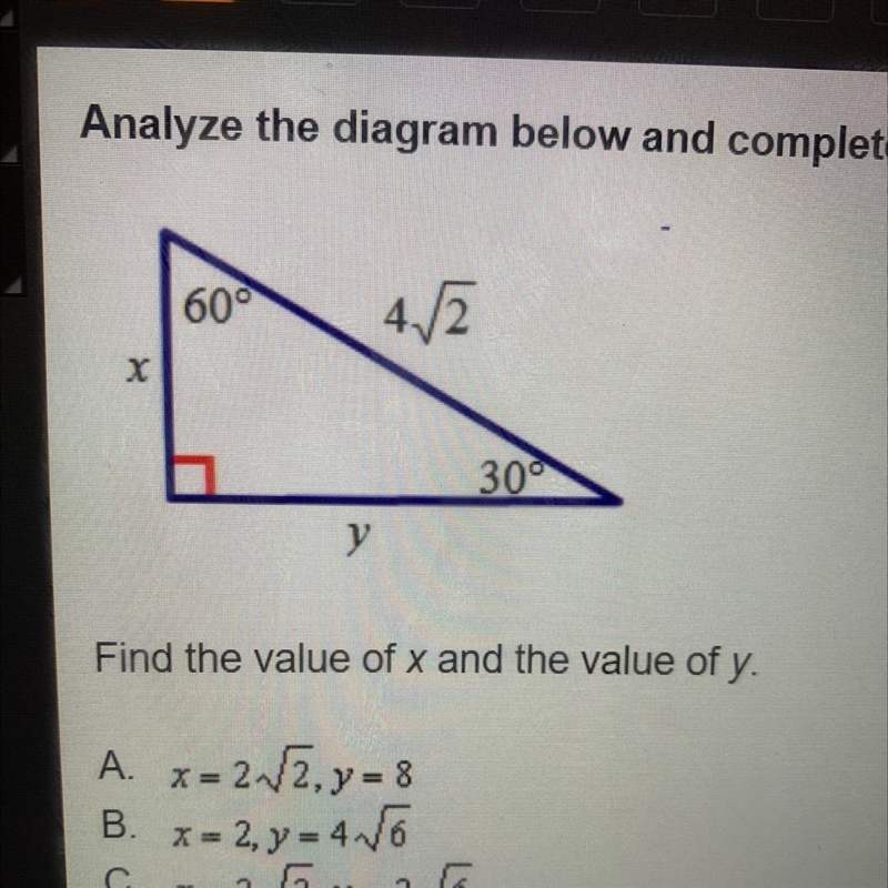 Analyze the diagram below and complete the instructions that follow. Find the value-example-1