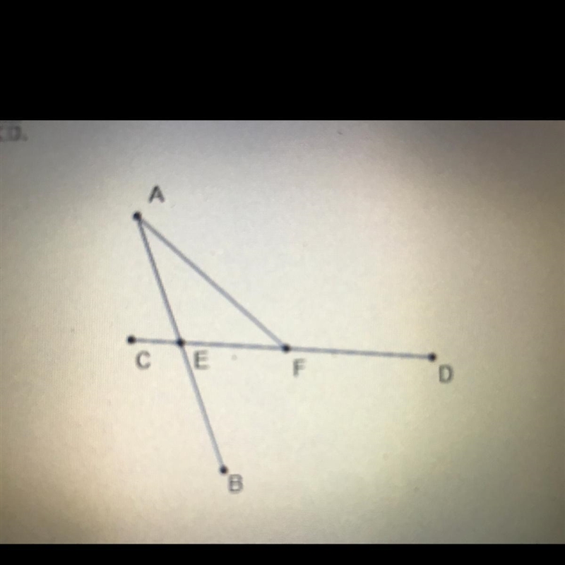 Point E is the midpoint of AB and point F is the midpoint of CD. Which statements-example-1