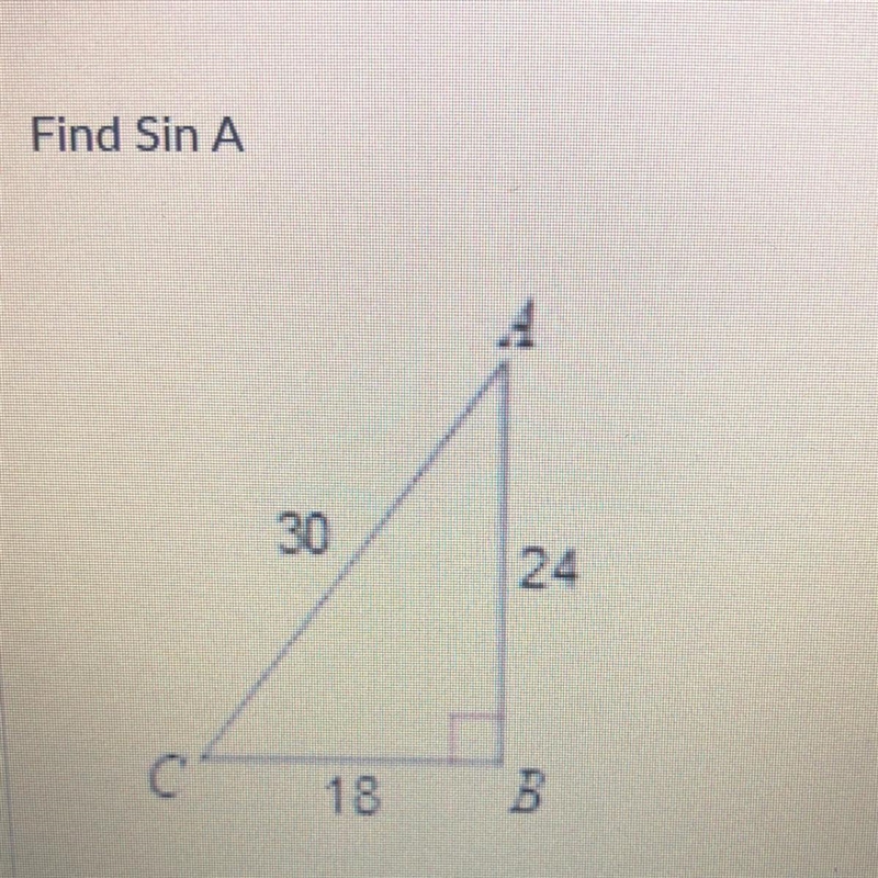 Find Sin A Help please-example-1