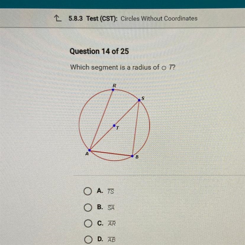 Which segment is a radius of o 7?-example-1