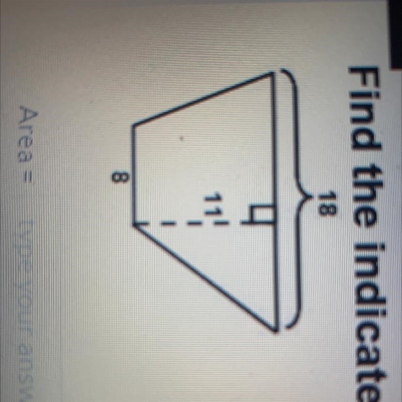 Area of a trapezoid help please-example-1