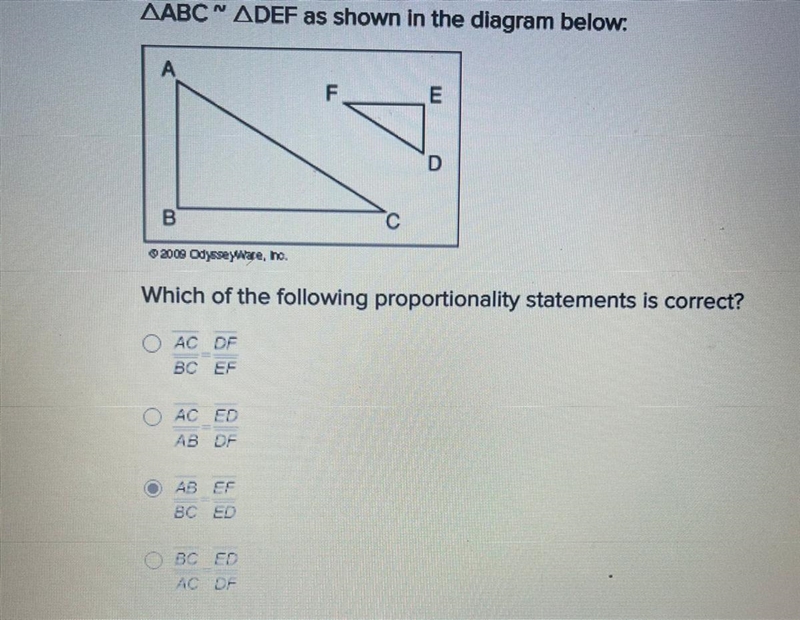 Which of the following proportionality statements is correct ?-example-1