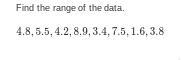 Find the range of the data.-example-1