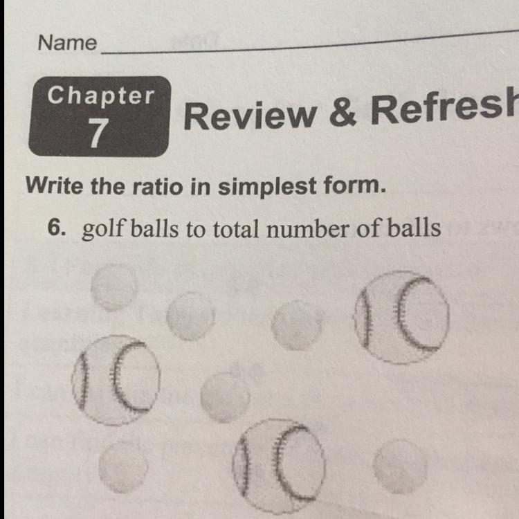 Golf balls to total number of balls-example-1