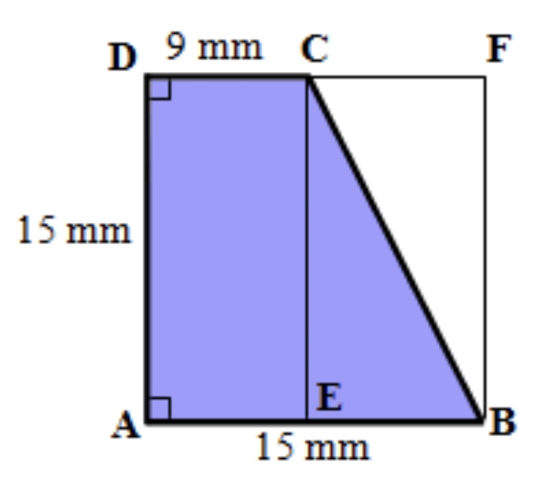 Solve for the area of the part shaded in purple-example-1