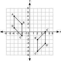 Figure ABCD is transformed to obtain figure A'B'C'D': (pic is below) Part A: Write-example-1