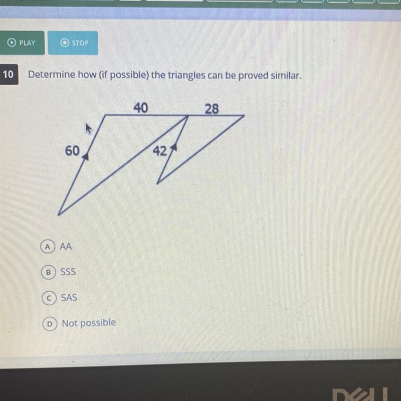 Please help triangle similarity-example-1