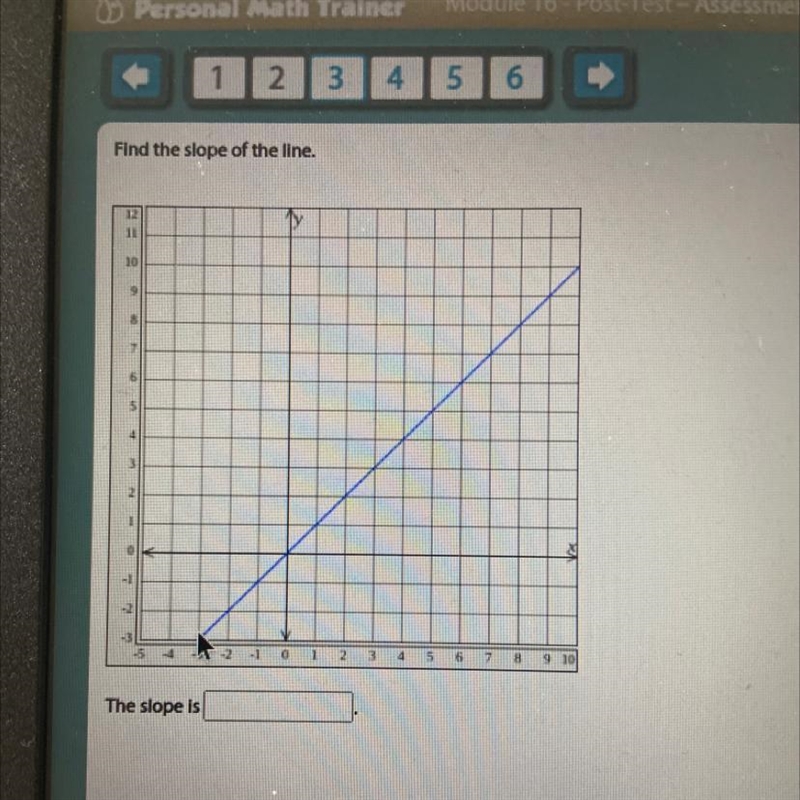 FIND THE SLOPE OF THE LINE-example-1