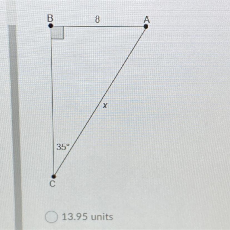 Determine the value of x A. 13.95 B. 15 C. 4.375 D. 4.59-example-1