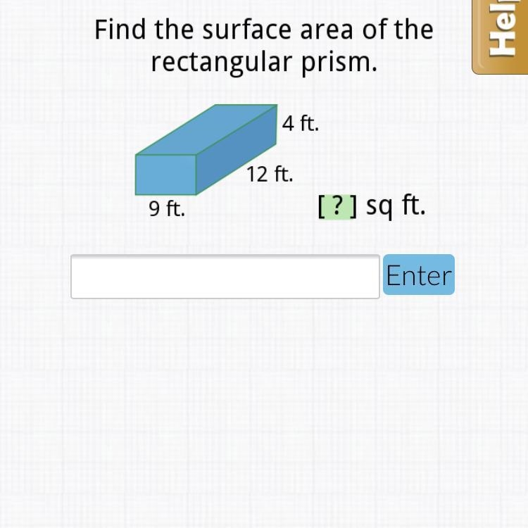 Find the surface area of the rectangular prism-example-1