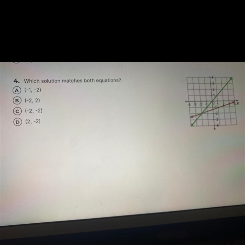 Which solution matches both equations ?-example-1