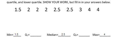 What is quartile 1 and 3-example-1