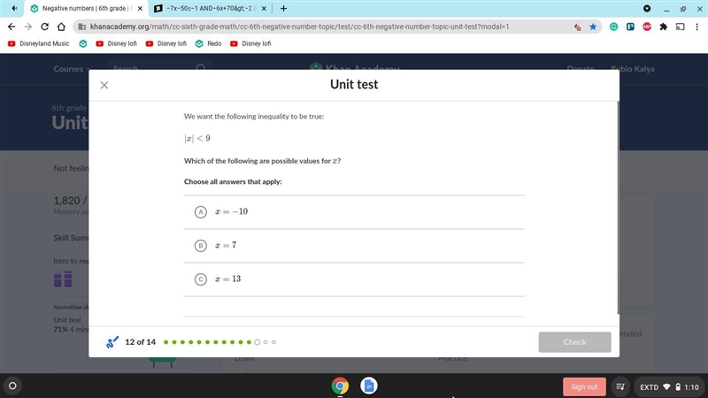 We want the following inequality to be true: IMAGE BELOW!-example-1