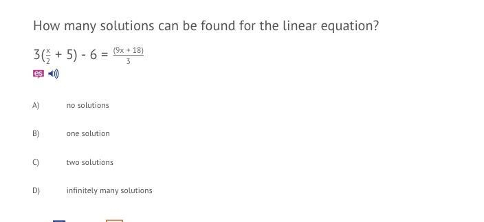 How many solutions can be found for the linear equation?-example-1