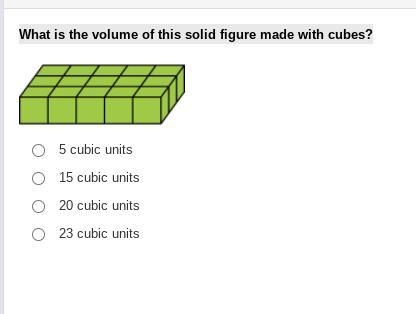 What is the volume of this solid figure made with cubes?-example-1