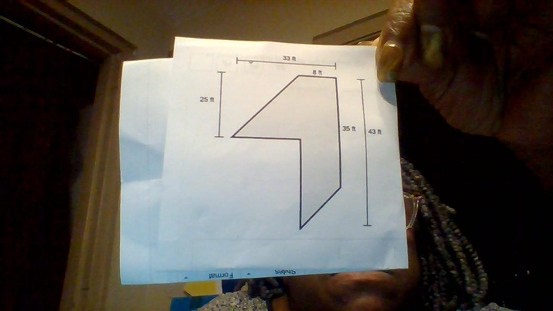 calculate the area of the parallelogram and explain how to decompose this shape into-example-1