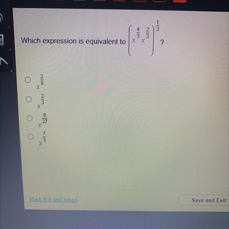 Which expression is equivalent to ? WIN ON o comº-example-1