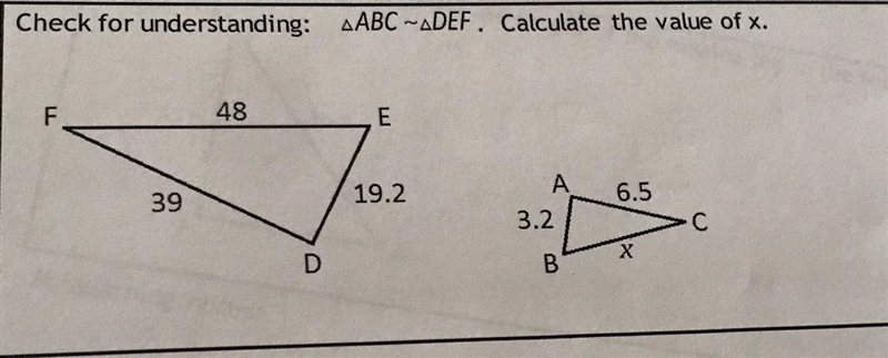 Calculate the value of x-example-1