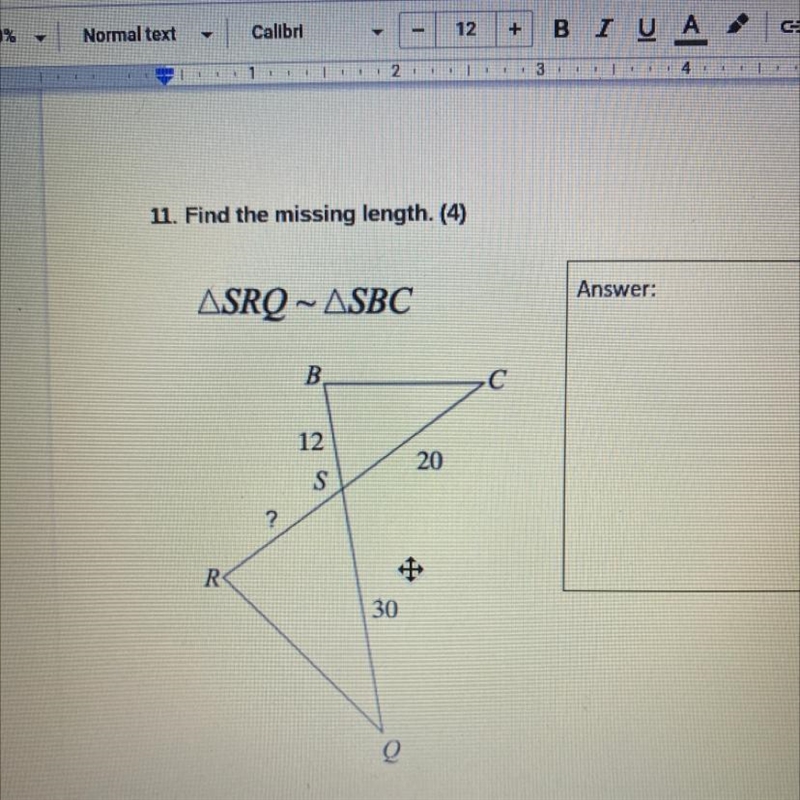 Can anyone help me find this missing length-example-1