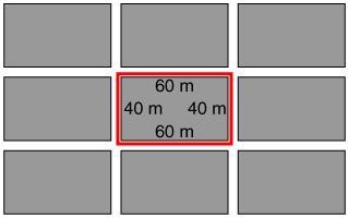 Scott takes a walk around the block. How far did he walk? 240 m 200 m 100 m 120 m-example-1