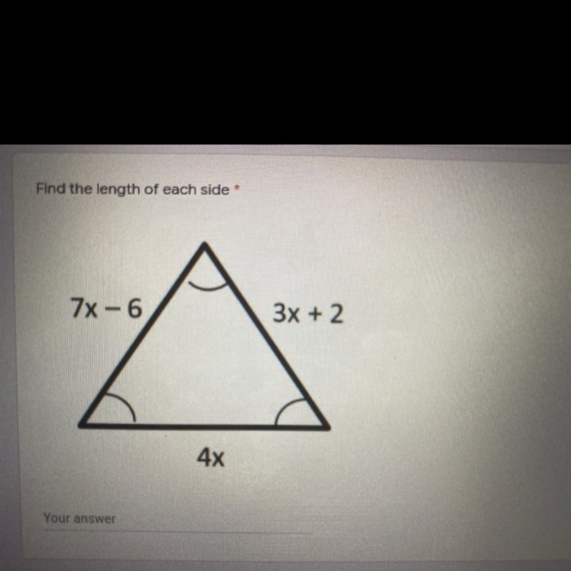 Find the length of each side-example-1