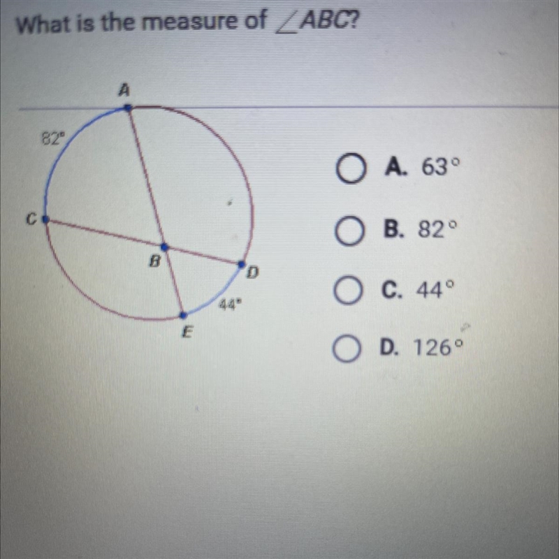 What is the measure of ABC-example-1