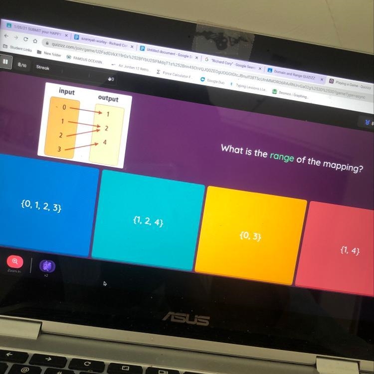 What is the range of the mapping?-example-1