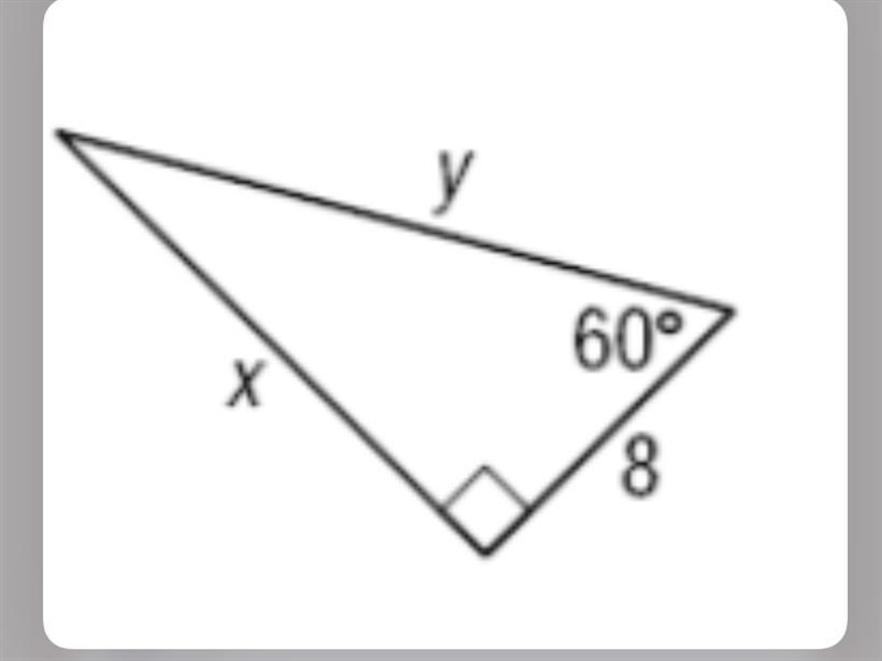 Need help ASAP !!! Solve for x WITHOUT trigonometry-example-1