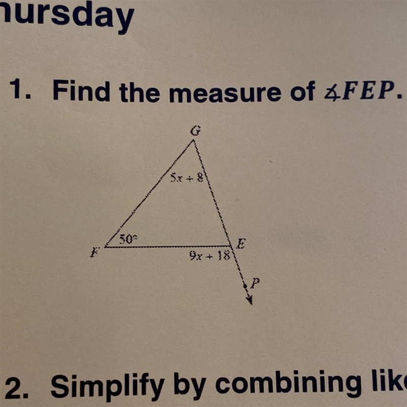 1. Find the measure of 4FEB-example-1