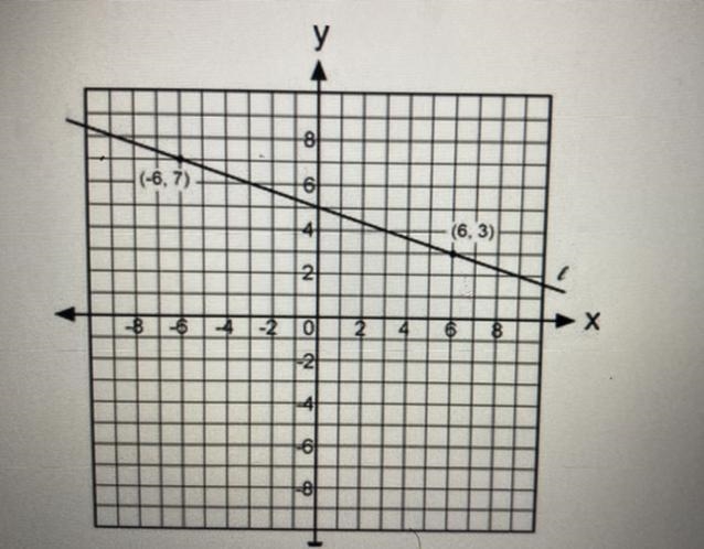 Which of the following is an equation for a line that is perpendicular to line l in-example-1