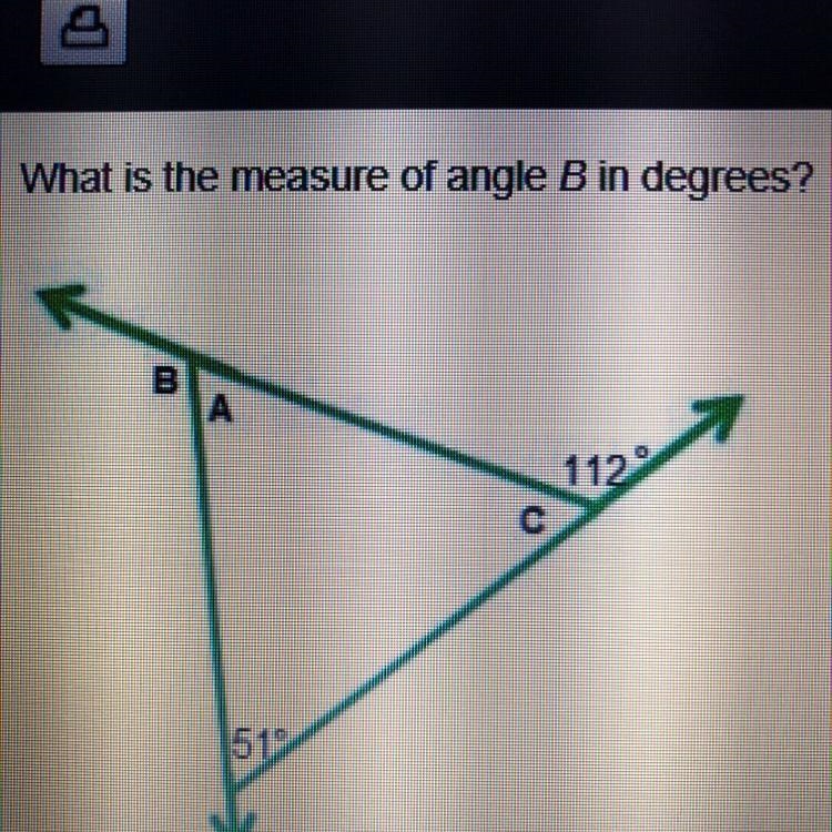 What is the measure of angle B in degrees?-example-1