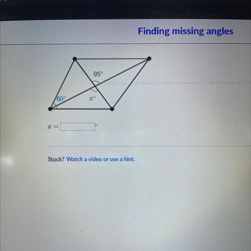 Finding missing angles-example-1