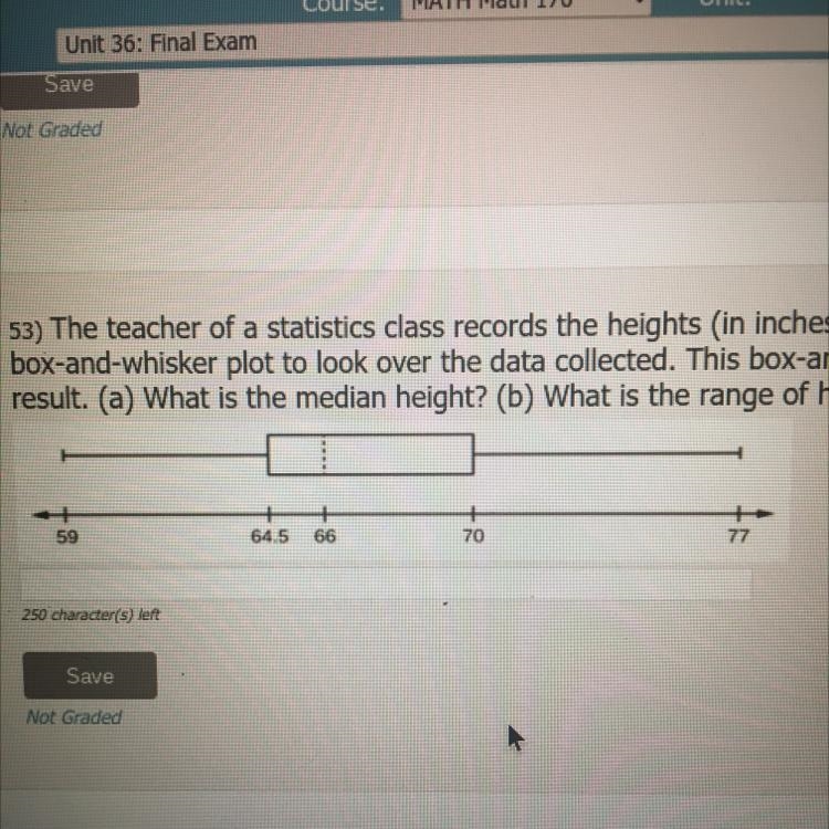 Hopefully the photo posted... The teacher of a statistics class records the heights-example-1