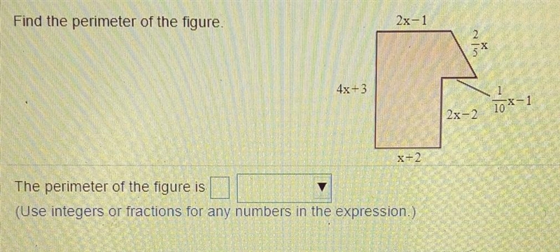 Find the perimeter of the figure​-example-1