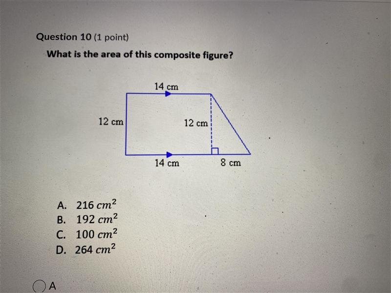 What is the area of the composite figure-example-1