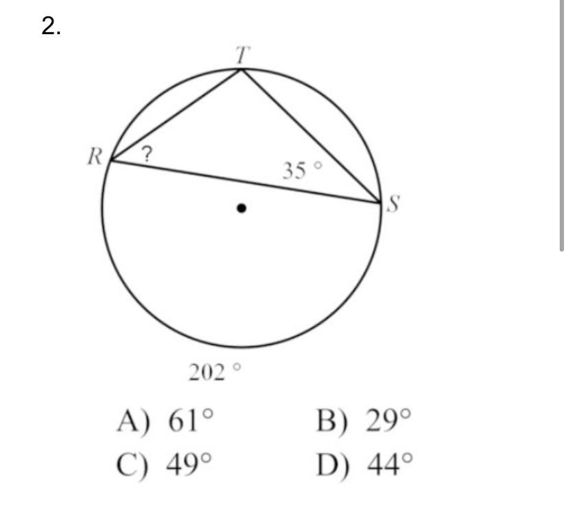 Find x of the triangle within the circle (geometry) :).-example-1