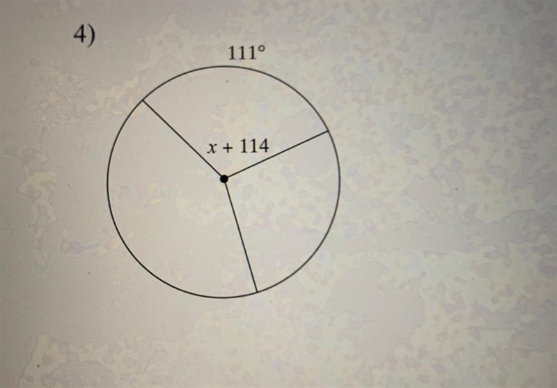 URGENT PLZ HELP Solve for x. Assume that lines which appear to be diameters are actual-example-1