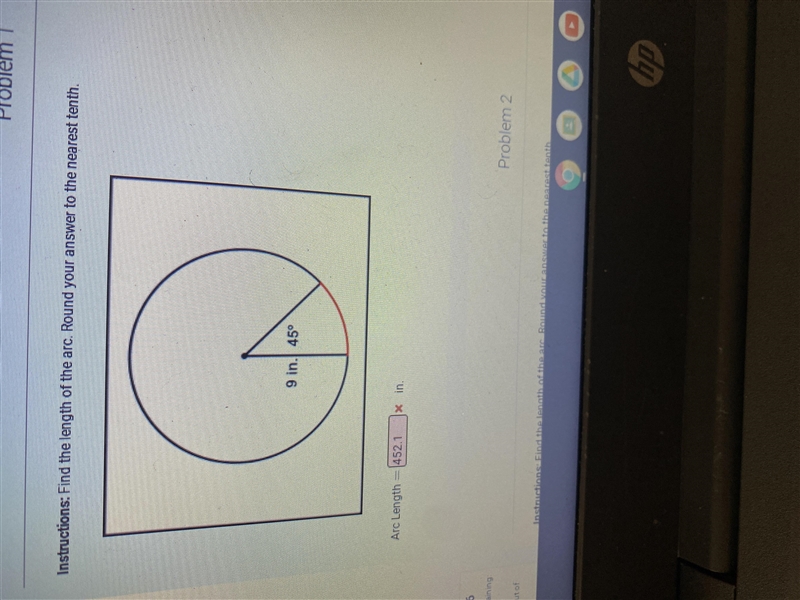 Find the length of the arc round your answer to the nearest 10th-example-1