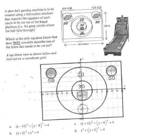 Which is the only equation below that does not correctly describe one of the holes-example-1